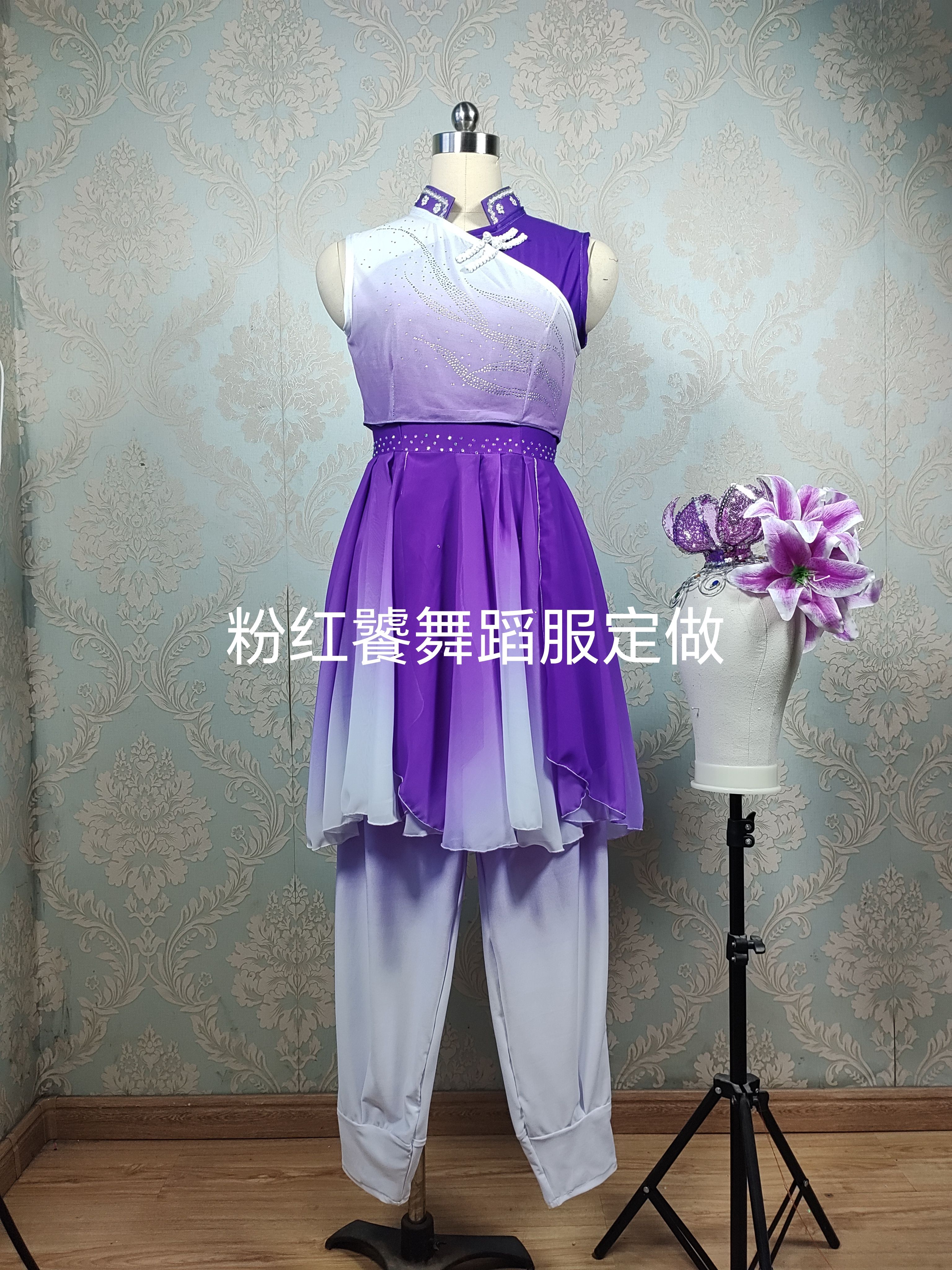 马兰花舞服蒙族定做艺考头饰