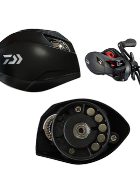 配件DAIWA达亿瓦PR100/L水滴轮路亚远投钓鱼轮原配侧盖线杯主体