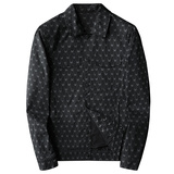 2023年新款春款男士夹克男外套修身小一码1151P145黑，男装夹克，电商A315