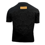 2026新款夏季男士重工艺刺绣T恤A315-XB62P853D图白，男装T恤，电商A315