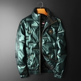 2022款高端立领羽绒服男士冬季羽绒衣Y22998P205控价338绿，男装羽绒服，电商A315