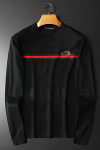 2022秋款男士长袖毛衣 针织衫打底毛衣 货号8602 P75 黑图片