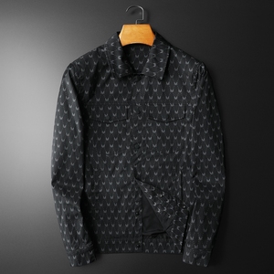 2023年新款 春款男士夹克 男外套 修身小一码 1151 P145 黑,男装夹克,电商A315