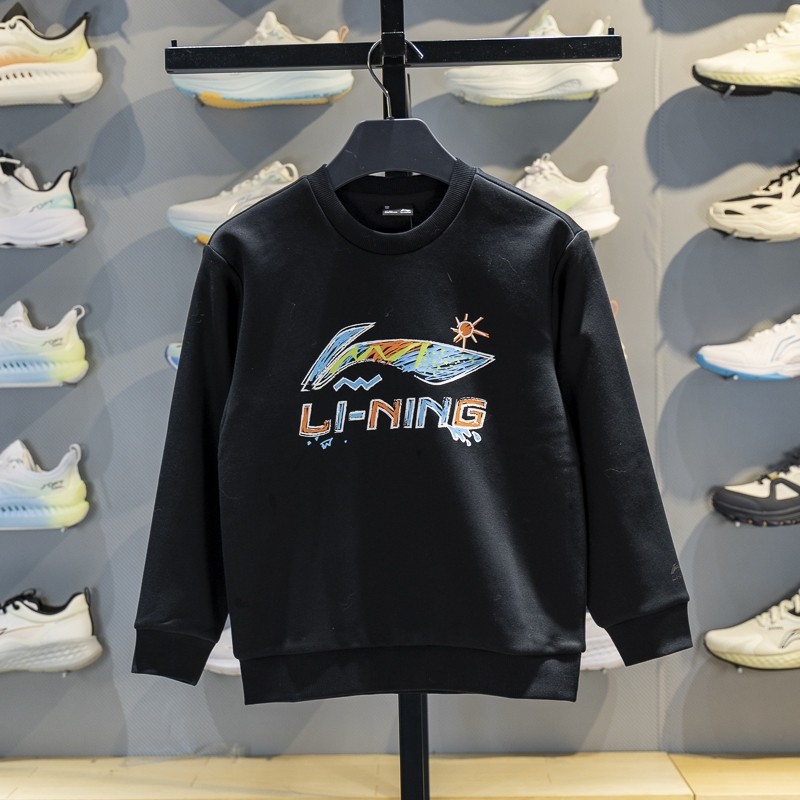 李宁儿童加绒卫衣2025冬季新款男女大童保暖套头无帽卫衣YWDV665,运动服/休闲服装,运动卫衣/套头衫,淘宝优惠券,粉丝福利购,淘宝优惠卷