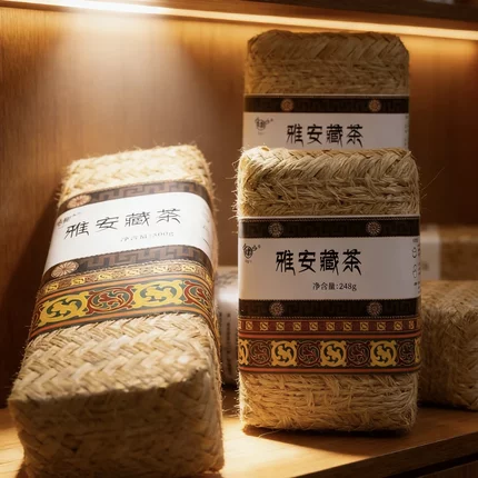 藏茶正宗雅安藏茶老料陈化砖茶暖胃又舒心