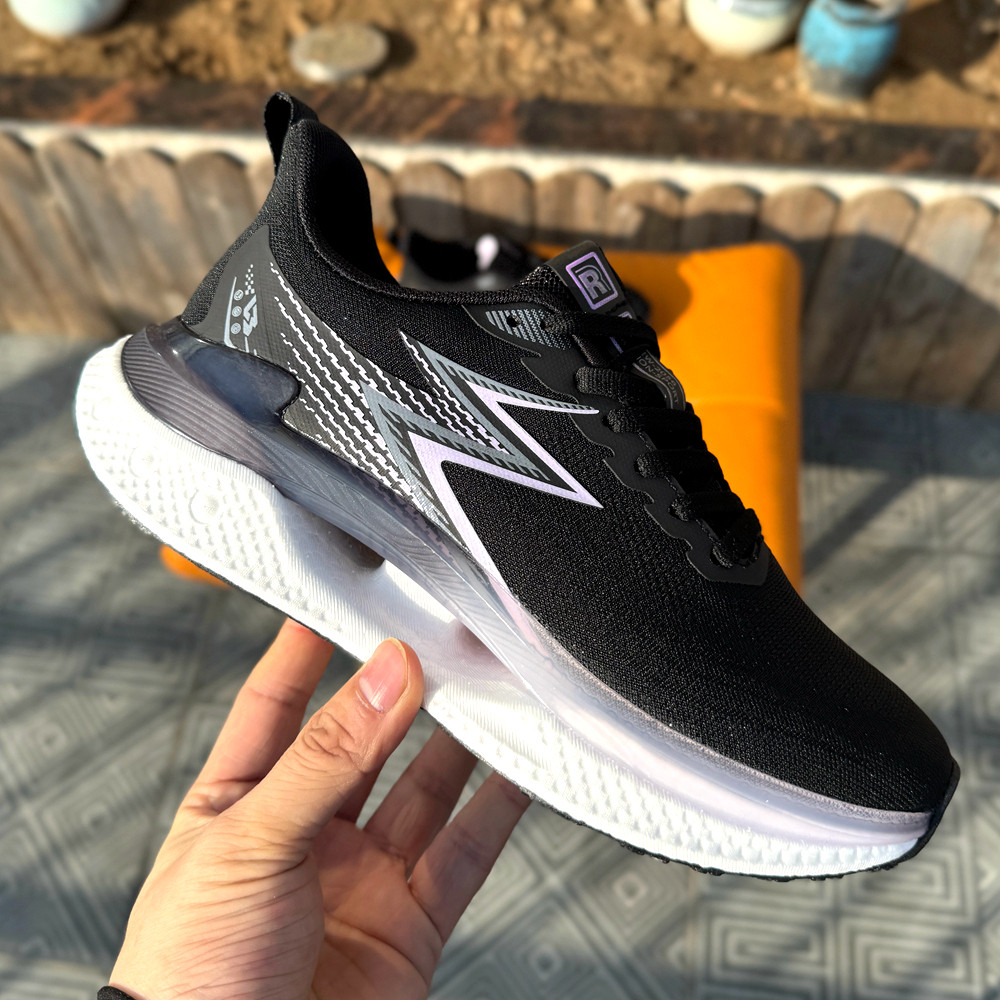 鹭威春季新款女士运动鞋爆米花超轻防滑跑步鞋透气网布鞋学生鞋子