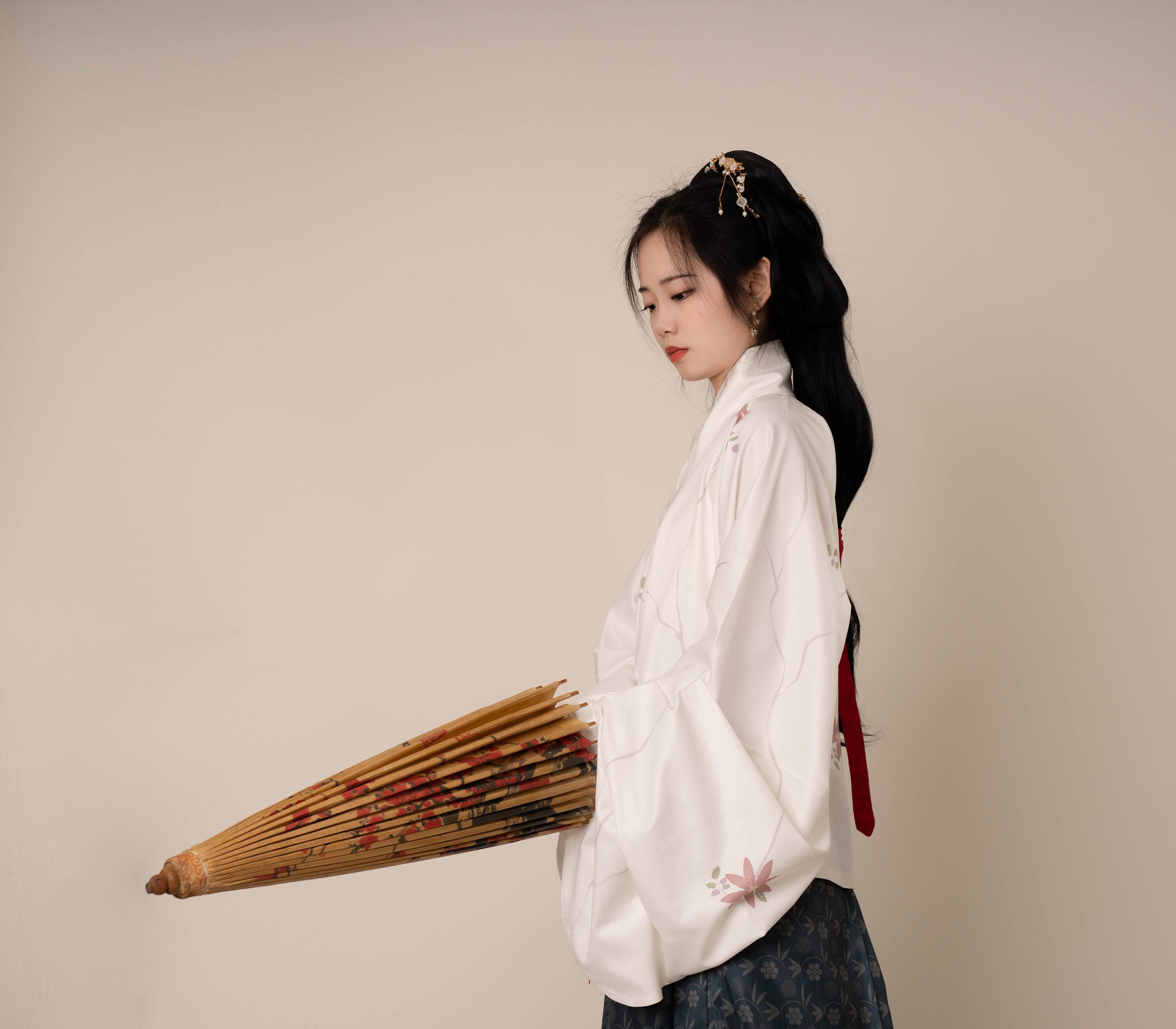 凤翥斋×玉楼春联名款汉服 现货江南春 林少春同款交领短衫马面裙