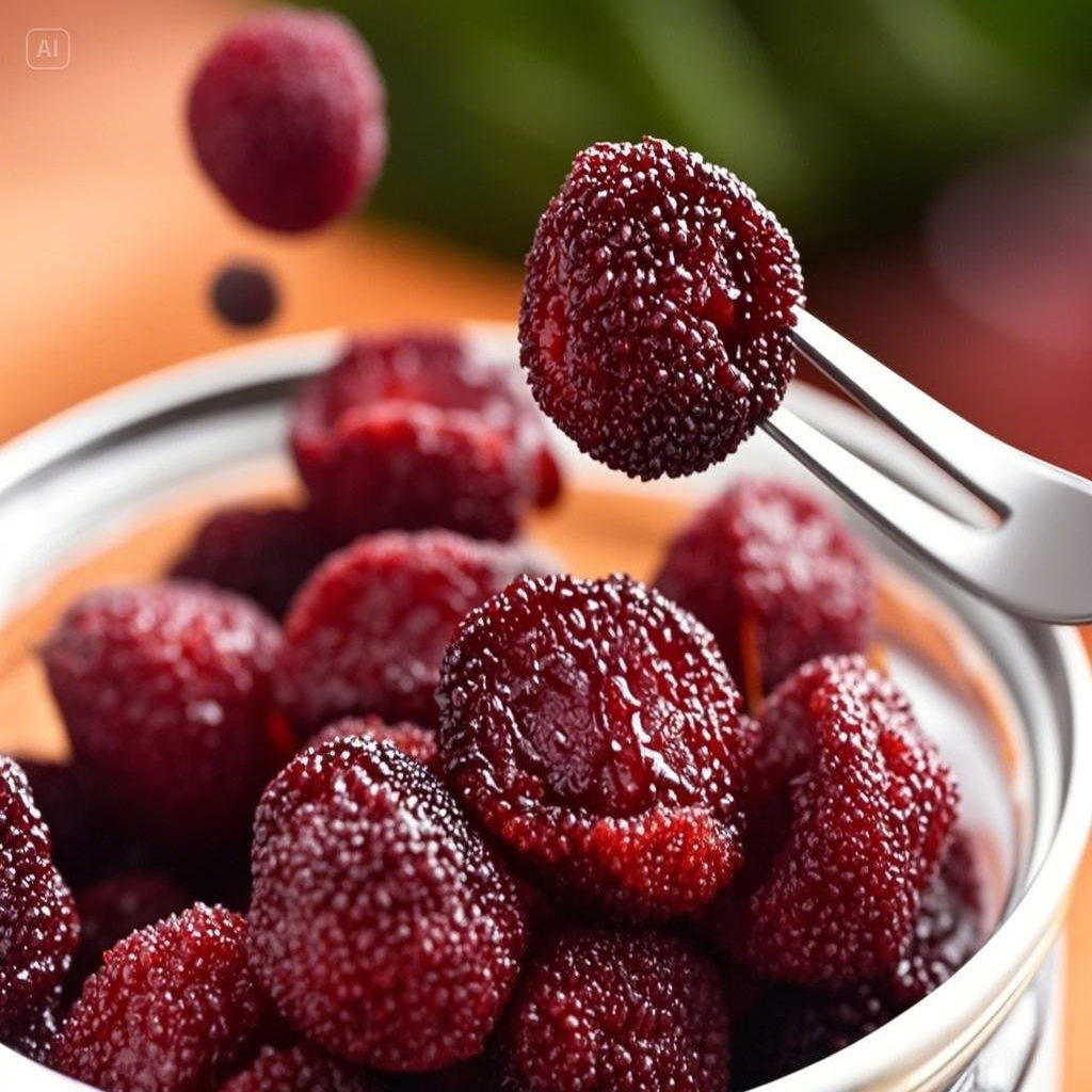 冰糖杨梅优质颗粒杨梅干江西特产营养美味休闲系列杨梅干