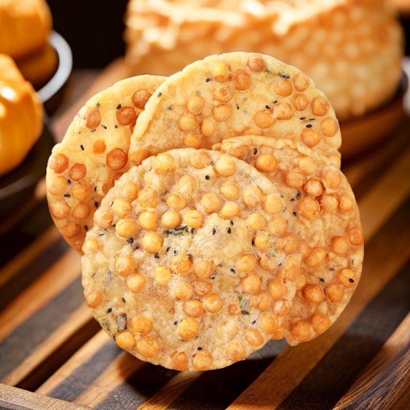 赣南特产南康花生巴豆巴子月亮粑粑锅巴豆子饼江西赣州零食