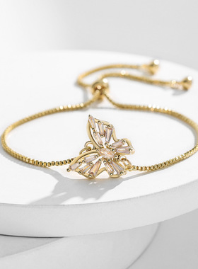 戴拉2024年新款蝴蝶手链女夏ins小众设计高级感简约时尚个性女生