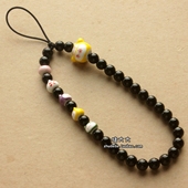 套手腕手机链挂件吊饰防丢绳本命年陶瓷招财猫红绳超结实耐用 包邮