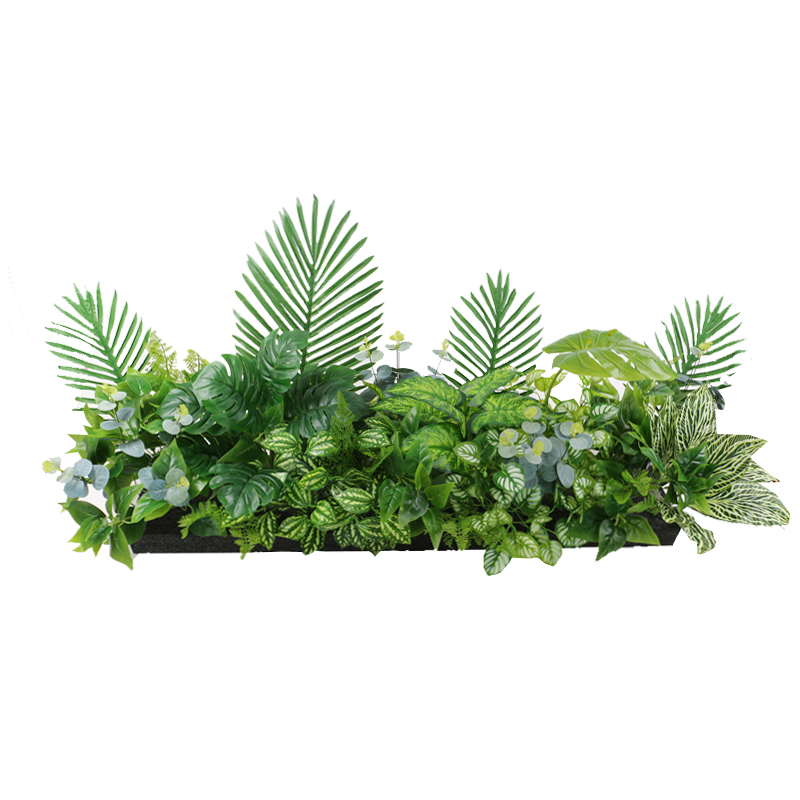 假花仿真花摆设户外绿植插好花槽装饰花花箱套餐隔断栅栏绿叶插花