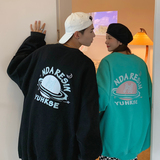 21情侣装秋装字母印花情侣卫衣女宽松百搭外套G947P35男类，女装短外套，电商A339