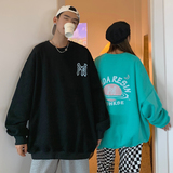 21情侣装秋装字母印花情侣卫衣女宽松百搭外套G947P35女类，女装短外套，电商A339