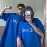 情侣装夏装烫钻闪亮男女朋友宽松情侣短袖T恤大码G1008P38男类，男装T恤，电商A339