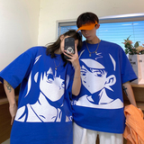 主推情侣装新品潮卡通动漫圆领情侣短袖T恤班服G1005P35男类，男装T恤，电商A339
