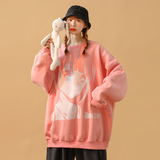 中性風(fēng)情侶衛(wèi)衣ins潮長袖上衣寬松韓版大碼外套G935P35女類，女裝短外套，電商A339