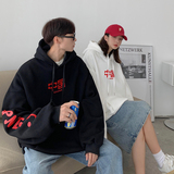 情侣装秋装China印花宽松大码情侣卫衣女外套G955P48女类，女装短外套，电商A339