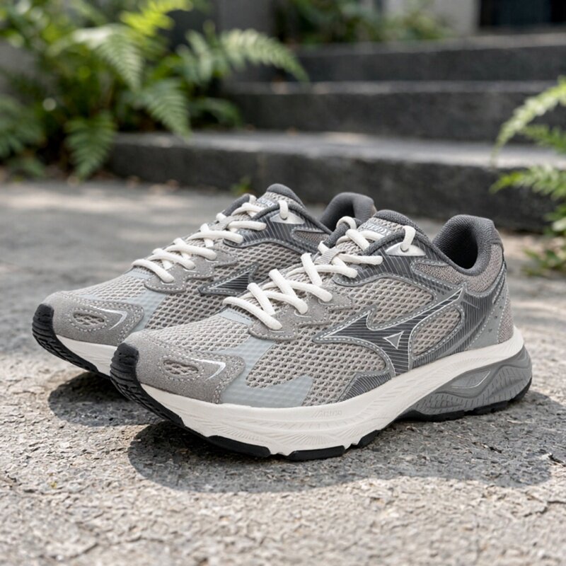 Mizuno美津浓男女鞋夏季新款RACER S复古运动鞋跑步鞋D1GH2235-09