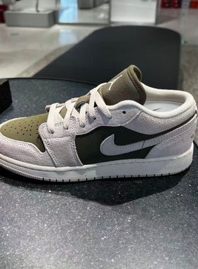 耐克/Nike Air Jordan 1 SE灰绿女鞋百搭运动篮球鞋 HV4396-201