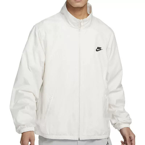 正品Nike/耐克春季款百搭简约男子运动夹克白色外套 DX0673-030