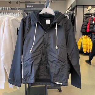 Nike DD2125 耐克男子休闲运动防风连帽夹克保暖加绒外套DA6858