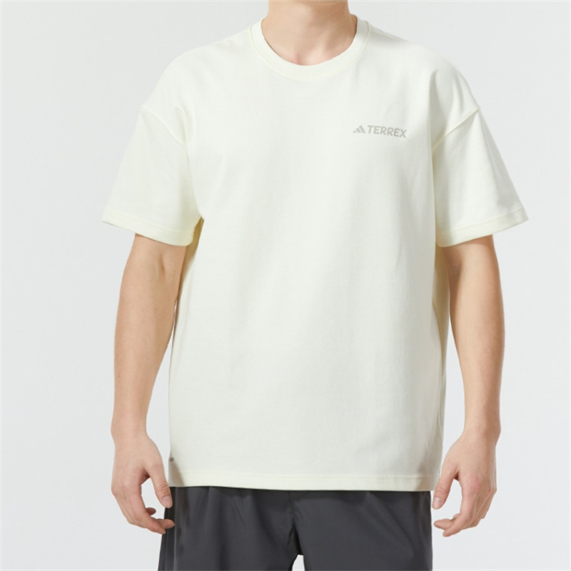 正品Adidas/阿迪达斯男子春季新款休闲运动圆领短袖T恤 IS9514