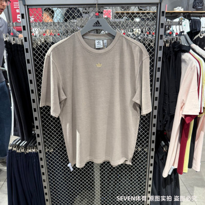 Adidas阿迪达斯三叶草女夏季新款短袖简约休闲透气半袖T恤 JI5730