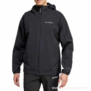 Adidas/阿迪达斯新款男士户外运动连帽夹克外套JI5935