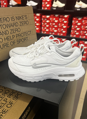 Nike耐克女鞋AIR MAX BLISS 纯白银钩气垫运动休闲跑步鞋 DH5128