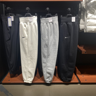 Nike耐克女子春秋宽松小勾子加绒保暖运动休闲收口长裤 DQ5888
