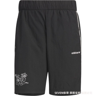 阿迪达斯adidas秋季男子时尚迪士尼联名款运动休闲梭织短裤JP1415