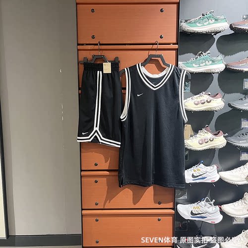 正品NIKE/耐克男子夏季新款篮球训练速干运动休闲背心T恤 FQ3708