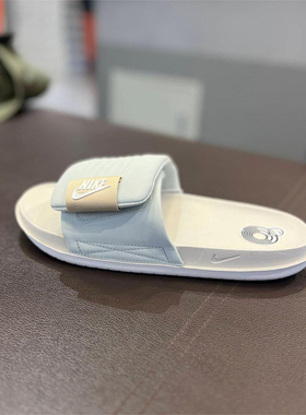正品NIKE/耐克男子居家外穿魔术贴休闲一字拖沙滩鞋 DQ9624-003