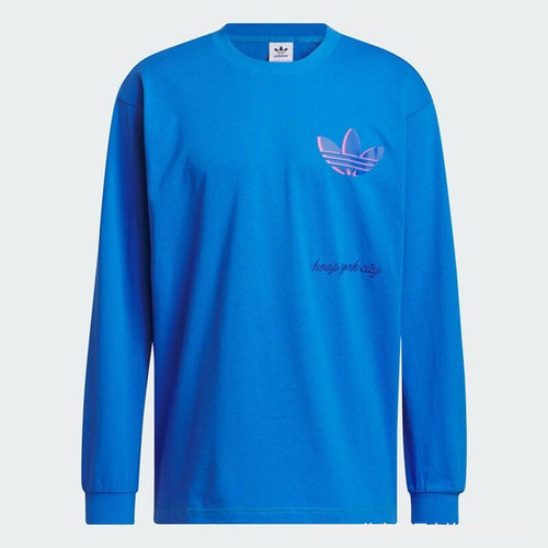 adidas阿迪达斯三叶草夏季男子运动休闲长袖T恤IT4985