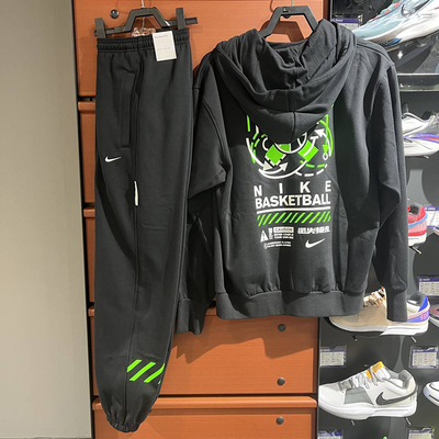 正品Nike/耐克连帽加绒卫衣训练运动装针织棉保暖休闲上衣FV4027