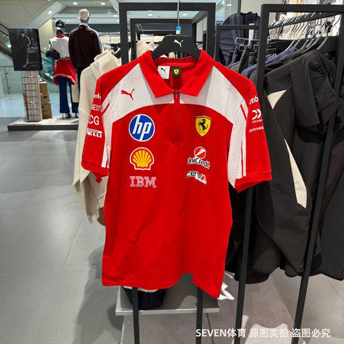 PUMA彪马F1一级方程式赛车法拉利polo衫短袖运动休闲T恤713829-01