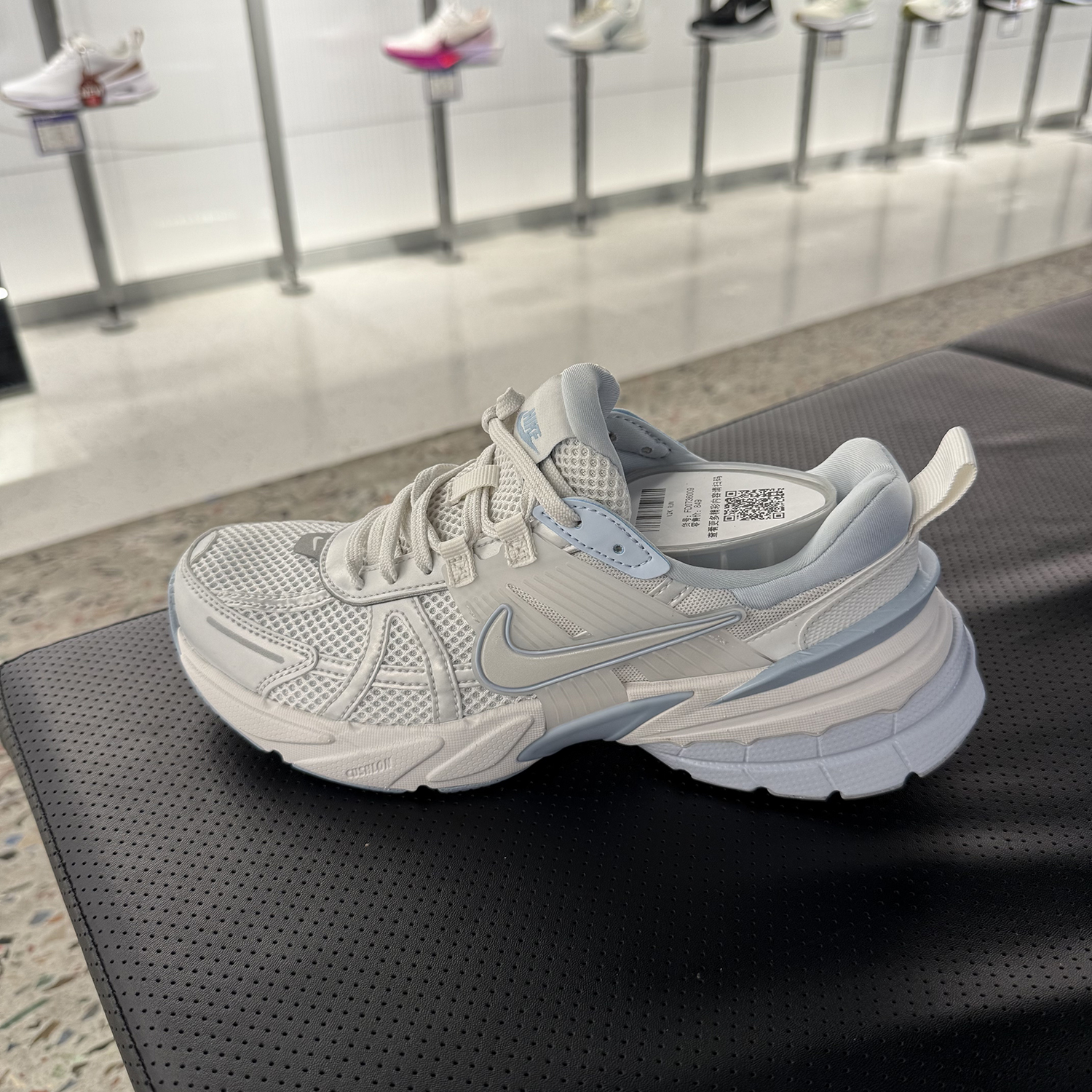 NIKE耐克女子V2K RUN日常百搭复古老爹鞋运动休闲鞋FD0736-009