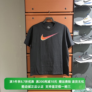 运动休闲圆领印花短袖 010 T恤 耐克男子夏季 新款 NIKE FV8407 正品