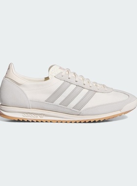 Adidas阿迪达斯女鞋SL72OG三叶草米白灰色低帮运动休闲鞋JH7394
