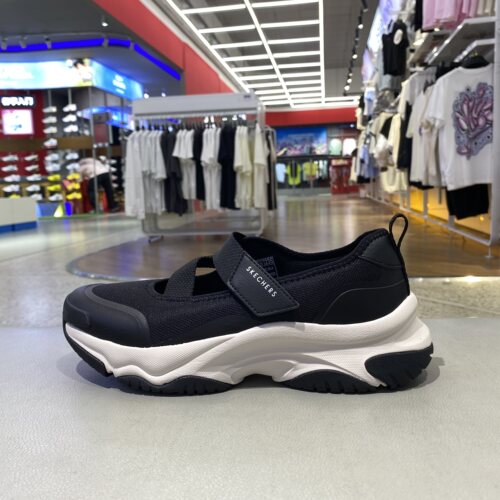 Skechers斯凯奇漫月玛丽珍女夏季运动风单鞋百搭运动鞋177602-BLK