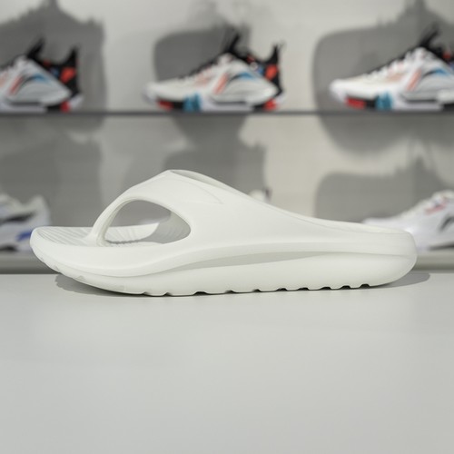 李宁拖鞋2024夏季SOFT SLIPPER男女同款休闲潮流人字拖鞋AGAU017