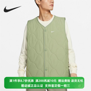 386 耐克冬季 DX0891 百搭简约男子户外运动保暖棉马甲 正品 Nike