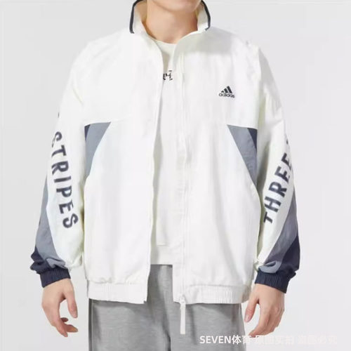 正品Adidas/阿迪达斯男女春季新款梭织立领运动外套IT4361 IS5147