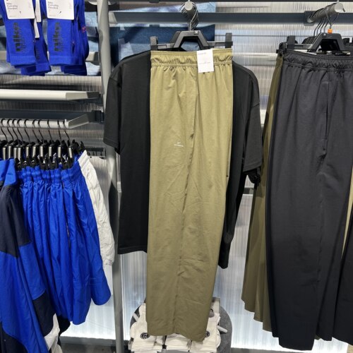 NIKE耐克秋季新款男裤宽松直筒健身运动裤梭织休闲长裤IM5906-222