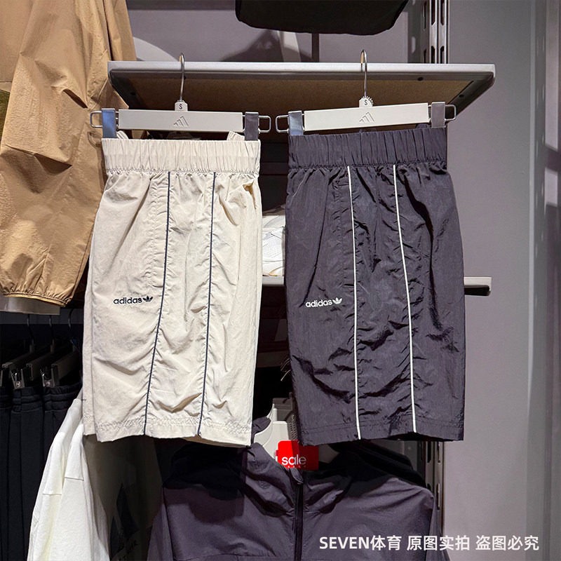 Adidas阿迪达斯三叶草男夏新款运动休闲透气五分裤梭织短裤JP1416