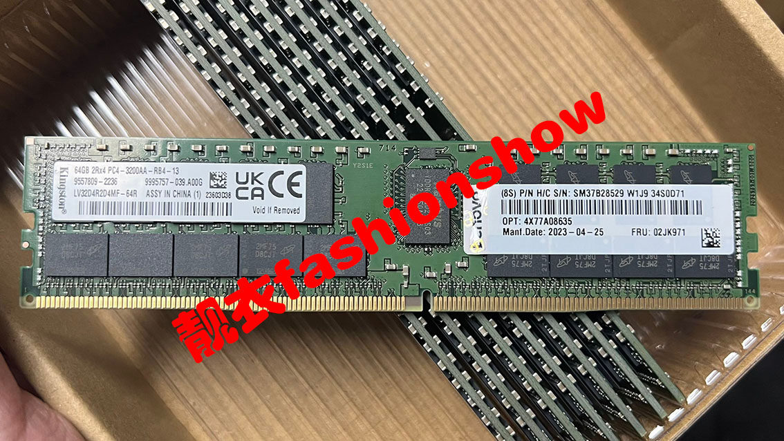 联想 64G 2RX4 PC4-3200AA-RDIMM 服务器内存4X77A08635 02JK971