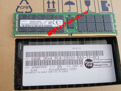 三星 M393A8G40MB2-CVF 64G 2RX4 PC4-2933Y DDR4 ECC REG 内存