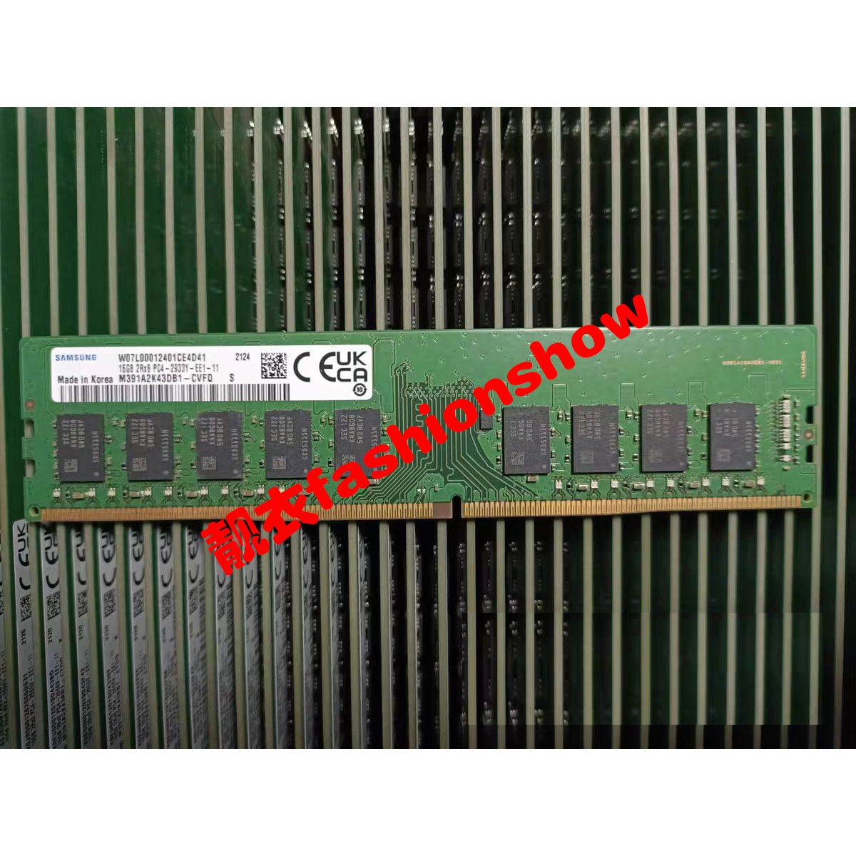 三星 16G 2Rx8 PC4-2933Y ECC UDIMM服务器内存 M391A2K43DB1-CVF