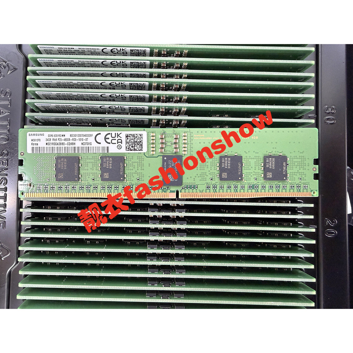 三星 24G 1RX8 RC5-4800-R DDR5 服务器内存条 M321R3GA3BB0-CQK